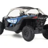 Can-Am Maverick X3 X RS Turbo RR Intense Blue and Chalk Gray with Driver Figure 1/32 Diecast Model by BRP Models