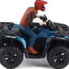Can-Am Outlander XT 1000R ATV Oxford Blue Metallic with Driver Figure 1/32 Diecast Model by BRP Models