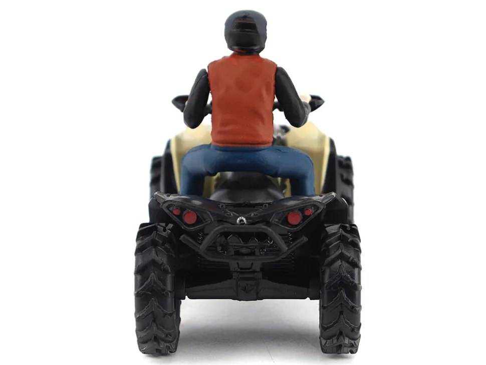 Can-Am Renegade X MR 1000R ATV Desert Tan with Driver Figure 1/32 Diecast Model by BRP Models