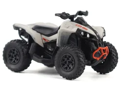 Can-Am Renegade X XC 1000R ATV Chalk Gray with Driver Figure 1/32 Diecast Model by BRP Models