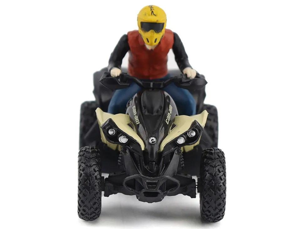 Can-Am Renegade X XC 1000R ATV Desert Tan with Driver Figure 1/32 Diecast Model by BRP Models
