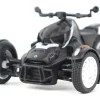 Can-Am Ryker Rally 3-Wheel Motorcycle Ghost Black 1/32 Diecast Model by BRP Models