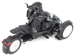 Can-Am Ryker Rally 3-Wheel Motorcycle Ghost Black 1/32 Diecast Model by BRP Models