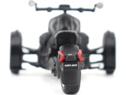 Can-Am Ryker Rally 3-Wheel Motorcycle Ghost Black 1/32 Diecast Model by BRP Models