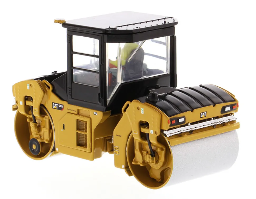 CAT Caterpillar CB-13 Tandem Vibratory Roller Cab and Operator High Line Series 1/50 Diecast Model Diecast Masters 85595