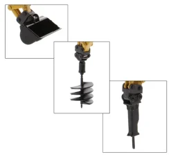 CAT Caterpillar 308 CR Next Generation Mini Hydraulic Excavator with Work Tools Operator High Line Series 1/50 Diecast Model Diecast Masters 85596