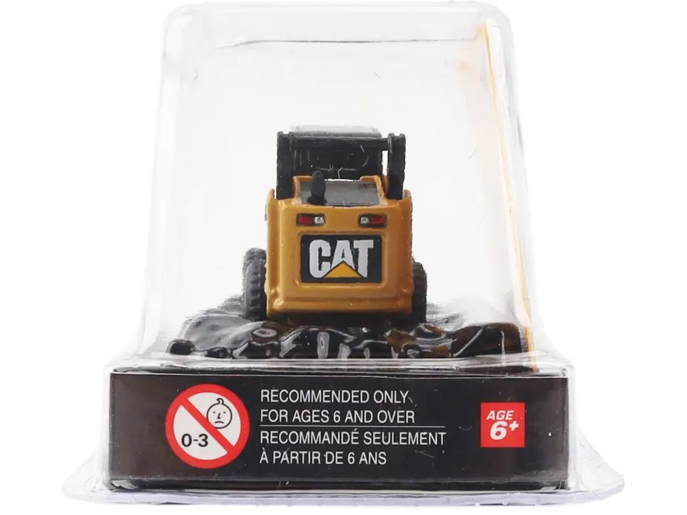 CAT Caterpillar 272C Skid Steer Loader with Pallet Fork Yellow "Micro-Constructor" Series Diecast Model by Diecast Masters