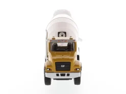 CAT Caterpillar CT681 Concrete Mixer Yellow White High Line Series 1/87 HO Diecast Model Diecast Masters 85512