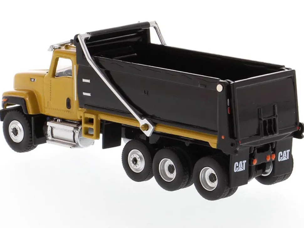 CAT Caterpillar CT681 Dump Truck Yellow Black High Line Series 1/87 HO Diecast Model Diecast Masters 85514