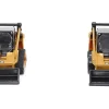 CAT Caterpillar 272D2 Skid Steer Loader Yellow and CAT Caterpillar 297D2 Compact Track Loader Yellow Set of 2 pieces 1/64 Diecast Models Diecast Masters 84647CS