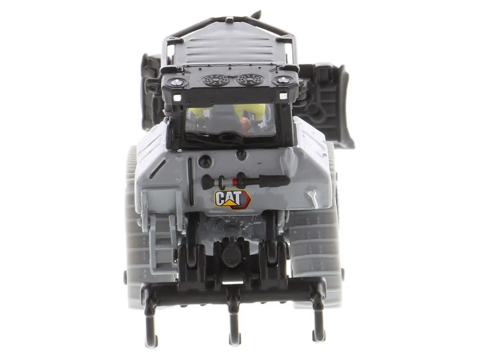CAT Caterpillar D5 Track-Type Dozer "Centennial" Gray with Operator "High Line Series" 1/87 (HO) Diecast Model by Diecast Masters
