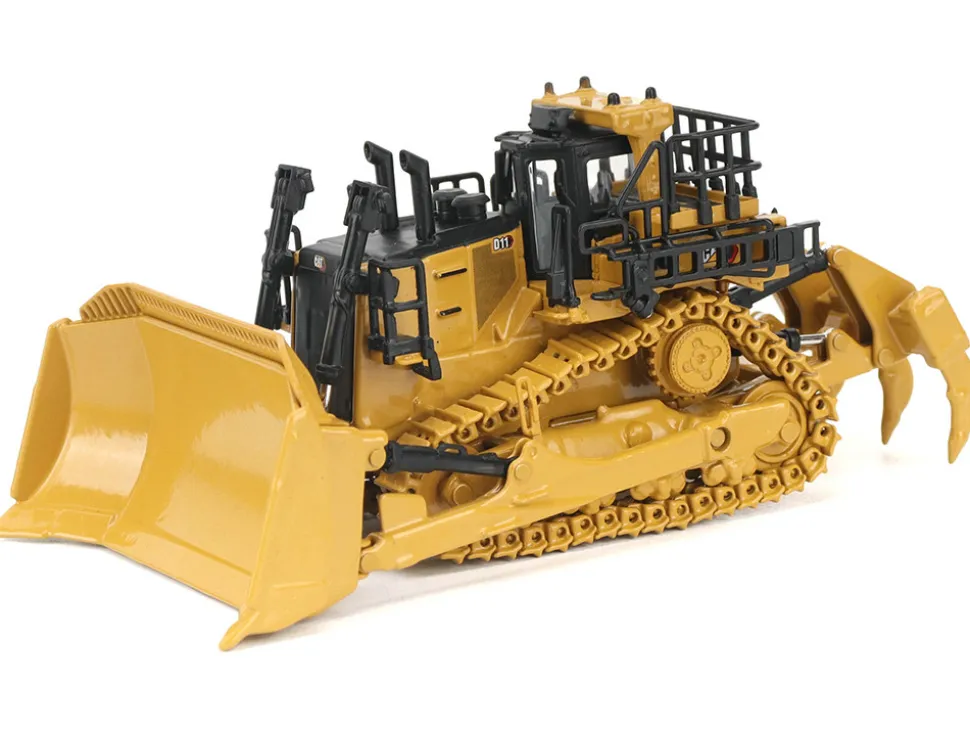 CAT Caterpillar D11 Track Type Dozer TKN Design Yellow "High Line" Series 1/87 (HO) Diecast Model by Diecast Masters
