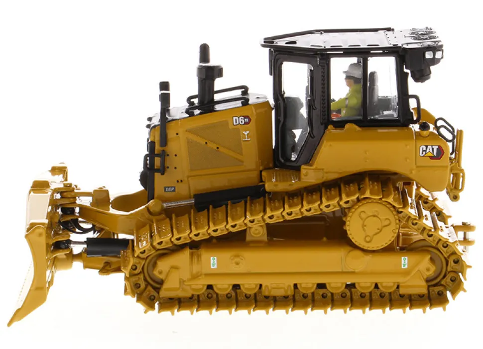 CAT Caterpillar D6 XE LGP Track Type Tractor Dozer VPAT Blade Operator High Line Series 1/50 Diecast Model Diecast Masters 85554