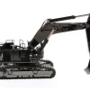 CAT Caterpillar 390F L Hydraulic Tracked Excavator Gunmetal Commemorative Series 1/50 Diecast Model Diecast Masters 85547