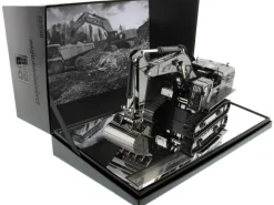CAT Caterpillar 390F L Hydraulic Tracked Excavator Gunmetal Commemorative Series 1/50 Diecast Model Diecast Masters 85547