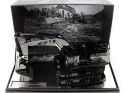 CAT Caterpillar 390F L Hydraulic Tracked Excavator Gunmetal Commemorative Series 1/50 Diecast Model Diecast Masters 85547