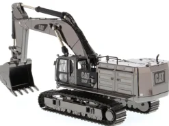 CAT Caterpillar 390F L Hydraulic Tracked Excavator Gunmetal Commemorative Series 1/50 Diecast Model Diecast Masters 85547