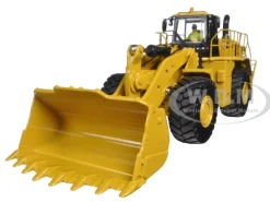 CAT Caterpillar 988K Wheel Loader with Operator High Line Series 1/50 Diecast Model Diecast Masters 85901