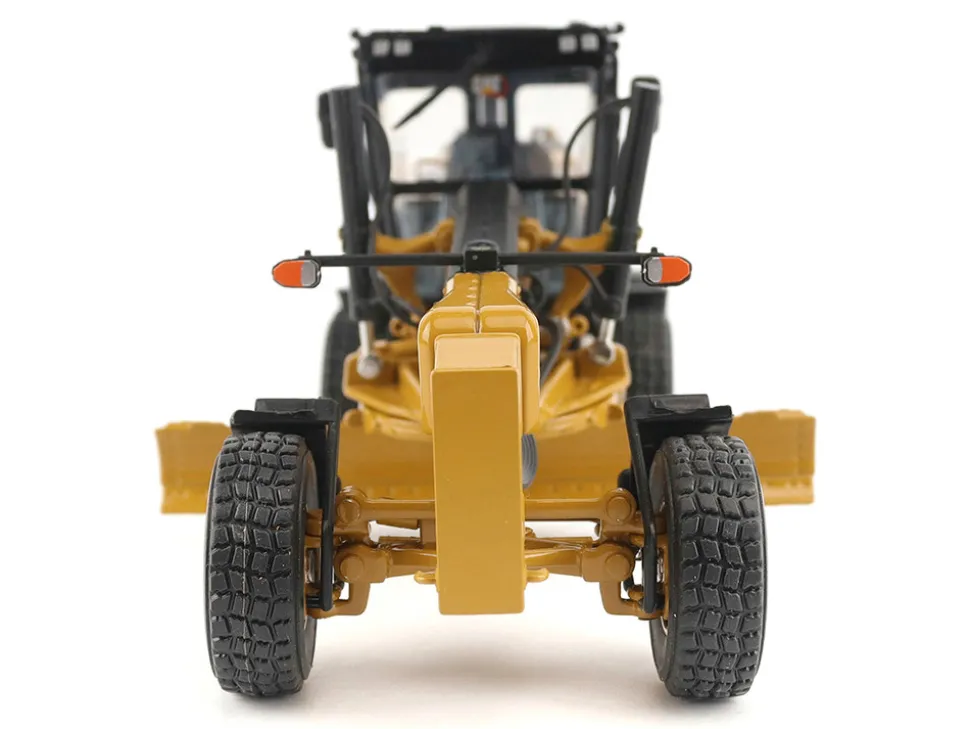 CAT Caterpillar 140 LVR Motor Grader Yellow with Black Top "High Line" Series 1/50 Diecast Model by Diecast Masters