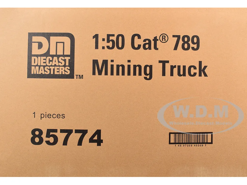 CAT Caterpillar 789 Mining Truck Yellow "High Line" Series 1/50 Diecast Model by Diecast Masters