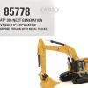 CAT Caterpillar 395 Next-Generation Hydraulic Excavator (Mass Excavator Version) Yellow with Additional Tools "High Line Series" 1/87 (HO) Diecast Model by Diecast Masters
