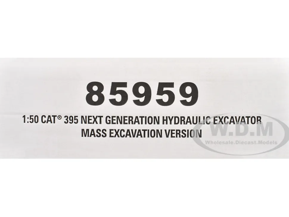 CAT Caterpillar 395 Next Generation Hydraulic Excavator "Mass Excavation Version" Yellow "High Line Series" 1/50 Diecast Model by Diecast Masters