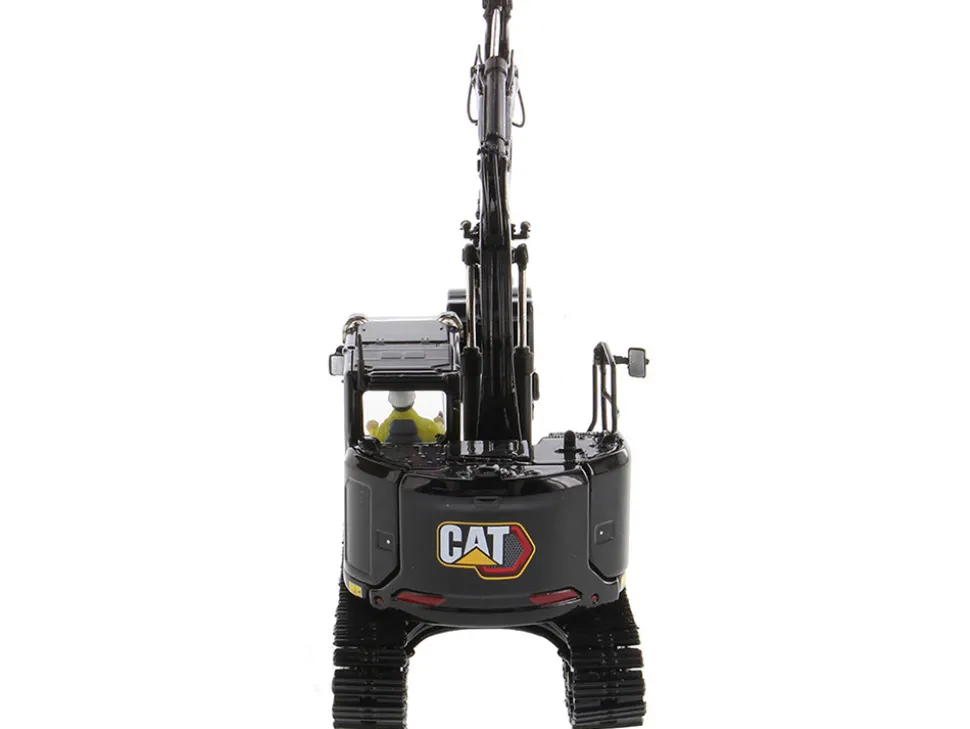 CAT Caterpillar 315 Track Type Hydraulic Excavator Special Black Finish with Operator High Line Series 1/50 Diecast Model Diecast Masters 85957BK