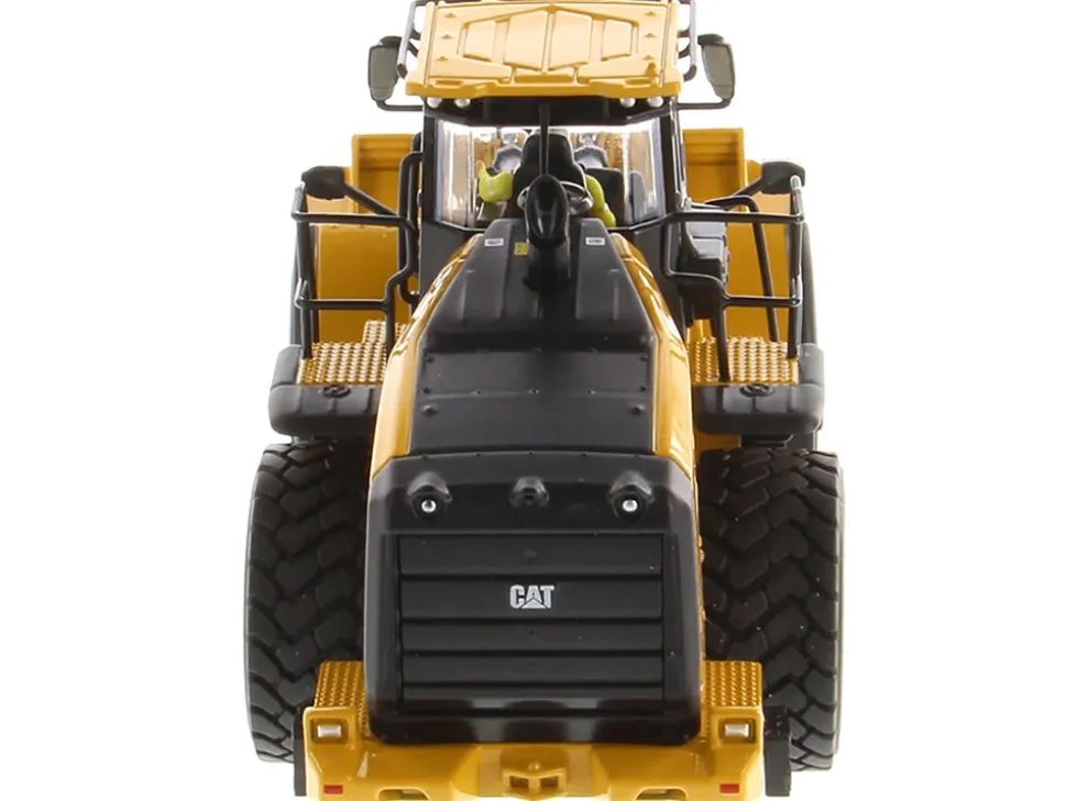 CAT Caterpillar 980 Wheel Loader Yellow with Operator High Line Series 1/50 Diecast Model Diecast Masters 85684