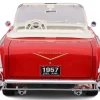 1957 Chevrolet Bel Air Convertible Red with White Interior "Special Edition" Series 1/18 Diecast Model Car by Maisto