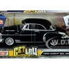 1950 Chevrolet Bel Air Lowrider Black Get Low Series 1/24 Diecast Model Car Motormax 79026