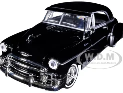 1950 Chevrolet Bel Air Lowrider Black Get Low Series 1/24 Diecast Model Car Motormax 79026