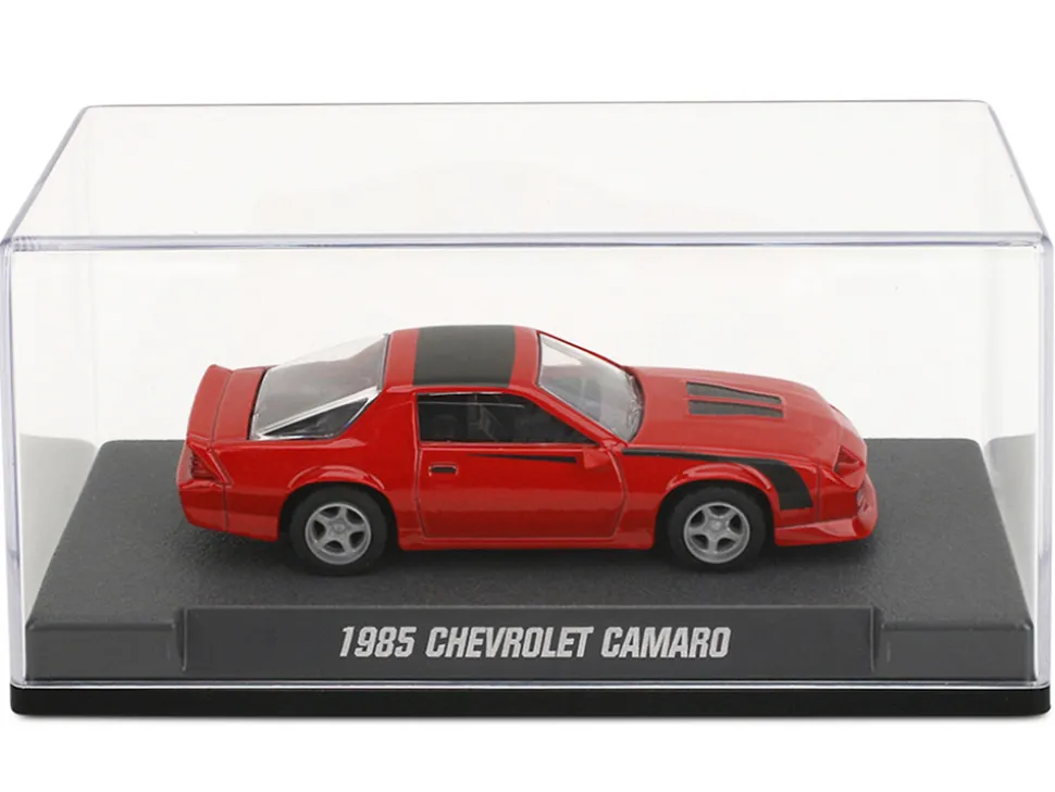 1985 Chevrolet Camaro Red with Black Top and Stripes "Collection" Series 1/64 Diecast Model Car by Majorette