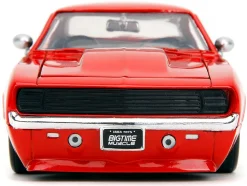 1969 Chevrolet Camaro Red with Graphics BigTime Muscle Series 1/24 Diecast Model Car Jada 35029