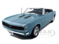 1967 Chevrolet Camaro SS 396 Convertible Turquoise 1/18 Diecast Model Car Maisto 31684