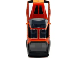 1985 Chevrolet Camaro Z 28 Orange Metallic with Graphics and Chester Cheetah Diecast Figure Cheetos Hollywood Rides Series 1/24 Diecast Model Car Jada 34384
