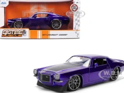 1971 Chevrolet Camaro Z/28 Purple Metallic with Black Hood 