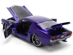 1971 Chevrolet Camaro Z/28 Purple Metallic with Black Hood 