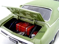 1970 Chevrolet Chevelle SS 454 Pro Street Green 1/24 Diecast Car Unique Replicas 18675