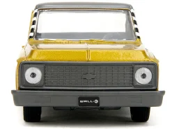 1972 Chevrolet Cheyenne Pickup Truck Gold Metallic with Gray Top