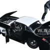 1957 Chevrolet Corvette Black White Top Wolfman Diecast Figure Universal Monsters Hollywood Rides Series 1/24 Diecast Model Car Jada 32195
