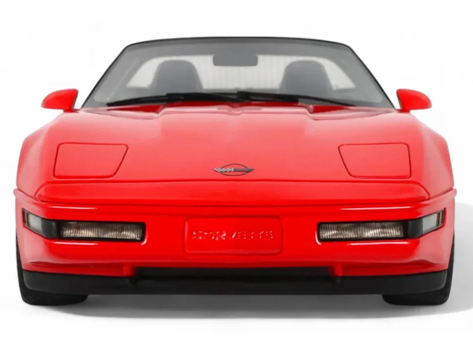 1995 Chevrolet Corvette C4 Convertible Torch Red 1/18 Model Car by GT Spirit