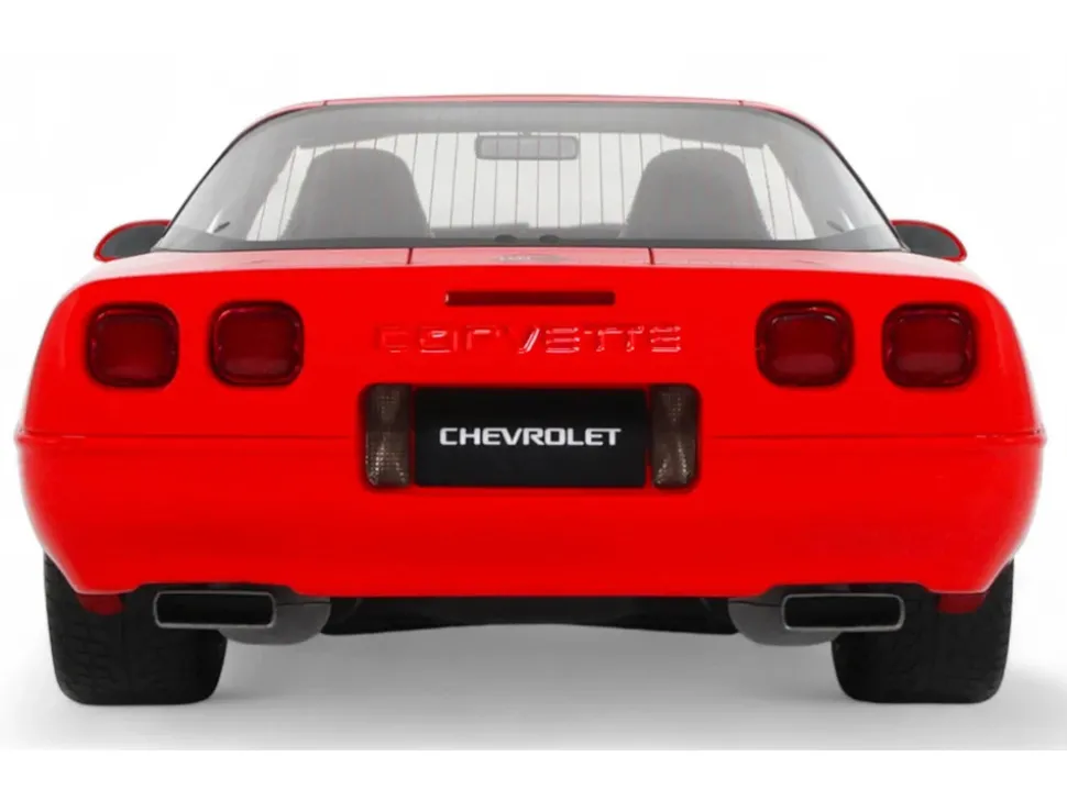 1995 Chevrolet Corvette C4 Convertible Torch Red 1/18 Model Car by GT Spirit