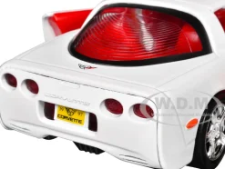 1997 Chevrolet Corvette C5 Coupe White with Red Interior "Timeless Legends" Series 1/24 Diecast Model Car by Motormax