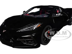 2020 Chevrolet Corvette C8 Stingray Black 1/18 Model Car by Autoart