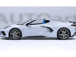 2020 Chevrolet Corvette C8 Stingray Ceramic Matrix Gray Metallic 1/18 Model Car by Autoart