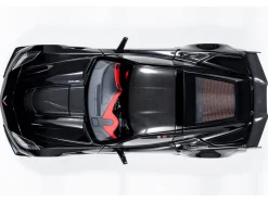 2019 Chevrolet Corvette C7 ZR1 Black with Carbon Top 1/18 Model Car Autoart 71276