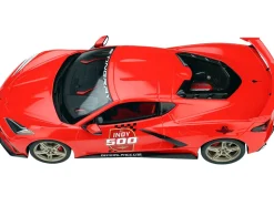 2020 Chevrolet Corvette Stingray C8 Torch Red Official Pace Car 104th Indianapolis 500 2020 1/18 Model Car Real Art Replicas 18014