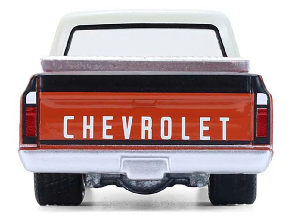 1968 Chevrolet C-10 Pickup Truck with Toolbox Orange and Beige "Down on the Farm" Series 11 1/64 Diecast Model by Greenlight