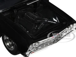 1967 Chevrolet El Camino Matt Black Fast & Furious Series 1/24 Diecast Model Car Jada 34413