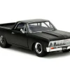 1967 Chevrolet El Camino Matt Black Fast & Furious Series 1/32 Diecast Model Car Jada 34414